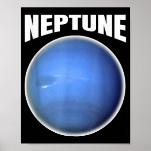 Affiche Neptune Design - Science Planète Espace Extérieur