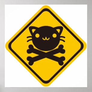 Affiche Nerf de boeuf (chat)