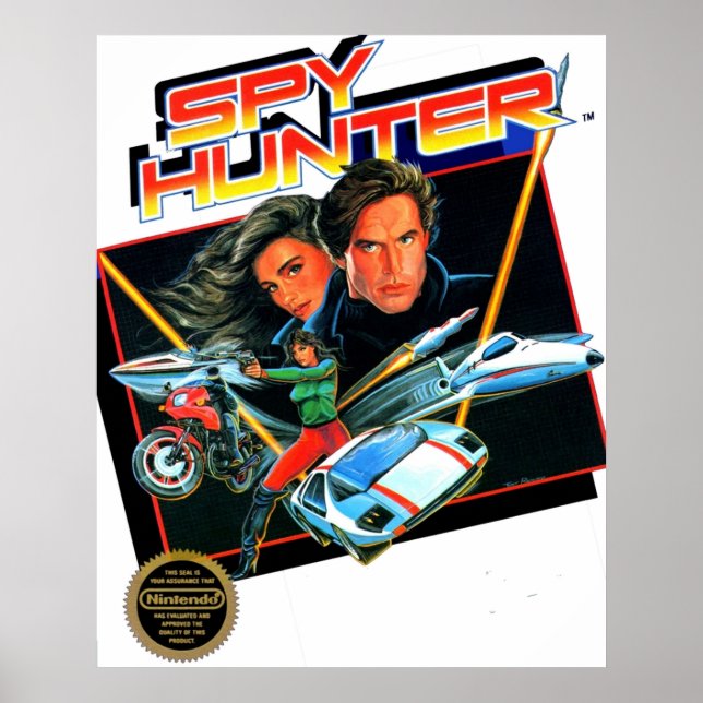 Affiche NES Spy Hunter (Devant)