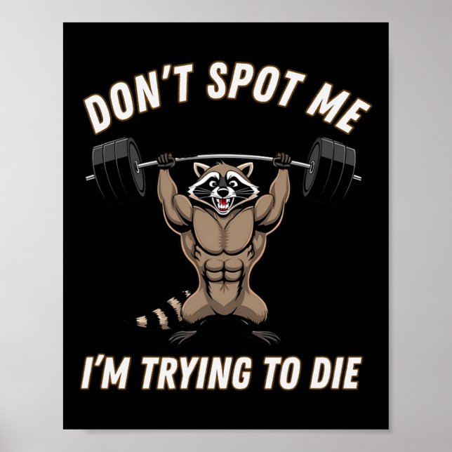 Affiche N'essayez pas de mourir en musculation1  (Devant)