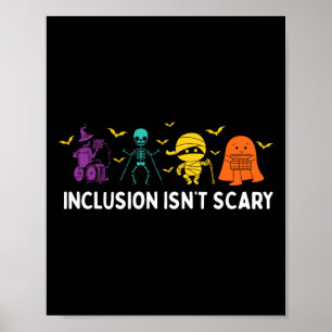 Affiche N'est pas effrayant Cute Boo Lovely Ghost Hallowee