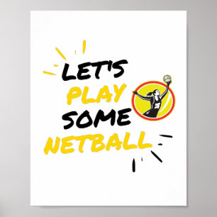 Affiche Netball player