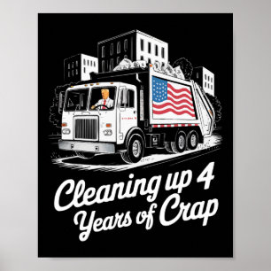 Affiche Nettoyage de Donald Trump Républicain partisan de