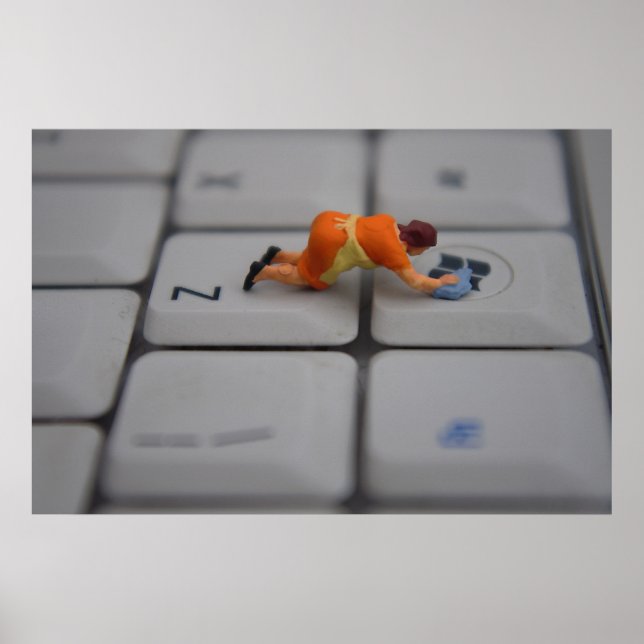 Affiche Nettoyage de Windows (Devant)