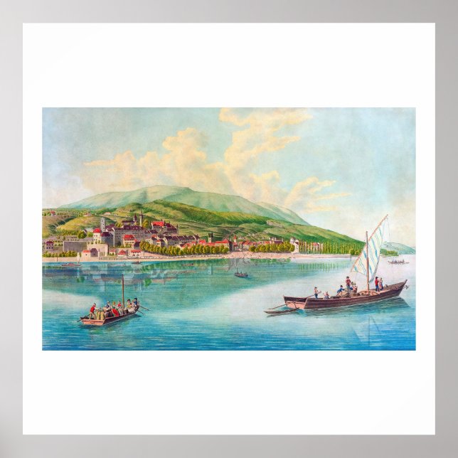 Affiche Neuchâtel, Suisse (Devant)