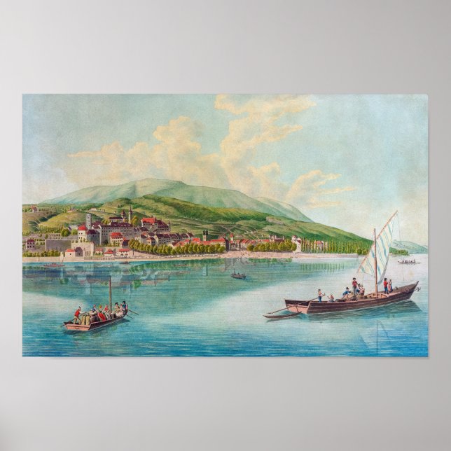 Affiche Neuchâtel, Suisse (Devant)