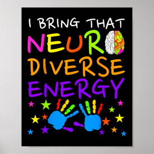 Affiche Neurodiversité Enfants Garçons Sensibilisation sur