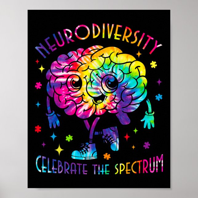 Affiche Neurodiversité Sensibilisation sur l'autisme Cerve (Devant)