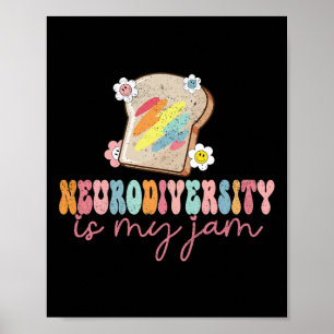Affiche Neurodiversity Is My Jam Inclusion Autism Awards