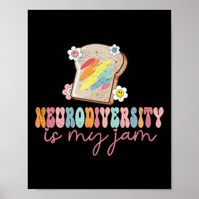 Affiche Neurodiversity Is My Jam Inclusion Autism Awards (Devant)