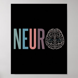 Affiche Neurologie Neuro Infirmière Neuro Escadron Neuro