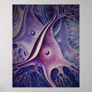 Affiche neurone pyramidal