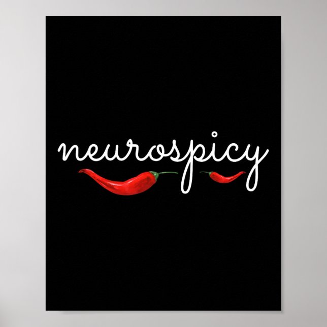 Affiche Neurospice Neurotypique Neurodiversité Adhd Autism (Devant)