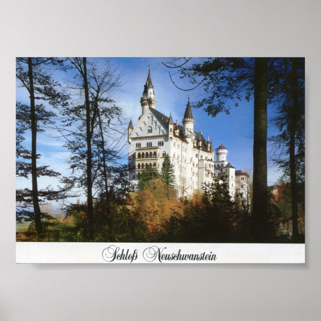 Affiche Neuschwanstein (Devant)