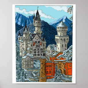 Affiche Neuschwanstein