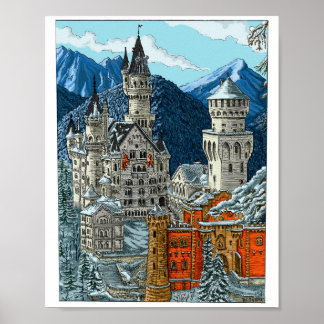 Affiche Neuschwanstein