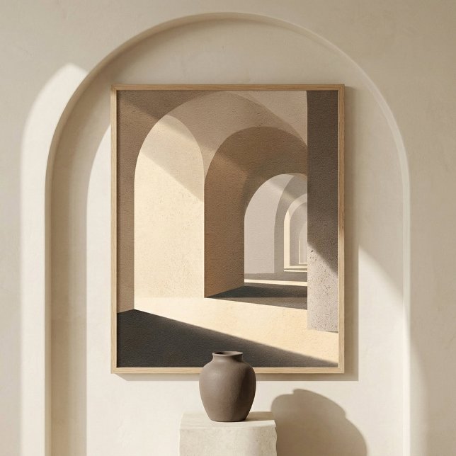 Affiche Neutral Arch Wall Art for Living Room Decor (Créateur téléchargé)