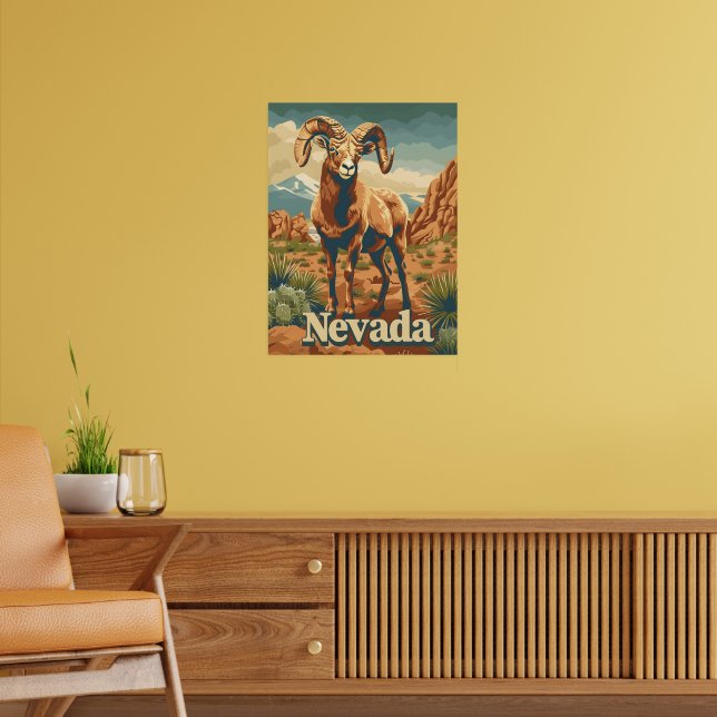 Affiche Nevada Bighorn Sheep (Salon 2)