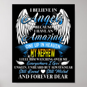 Affiche Neveu ange au ciel se sentir surveillant