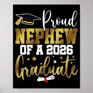 Affiche Neveu fier d'un diplômé de la promotion 2026 senio
