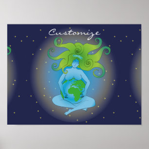 Affiche New Age Gaia Goddess Thunder_Cove