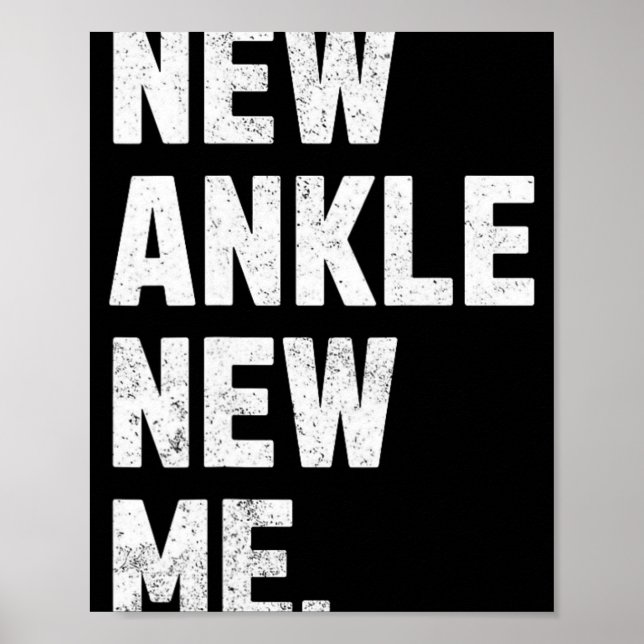 Affiche New Ankle, New Me! Funny Ankle Replacement Surgery (Devant)