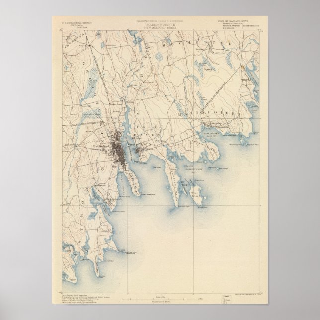 Affiche New Bedford, Massachusetts (Devant)