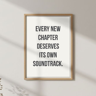 Affiche New Beginnings Quote, Motivational
