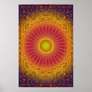 Affiche New Dawn Mandala
