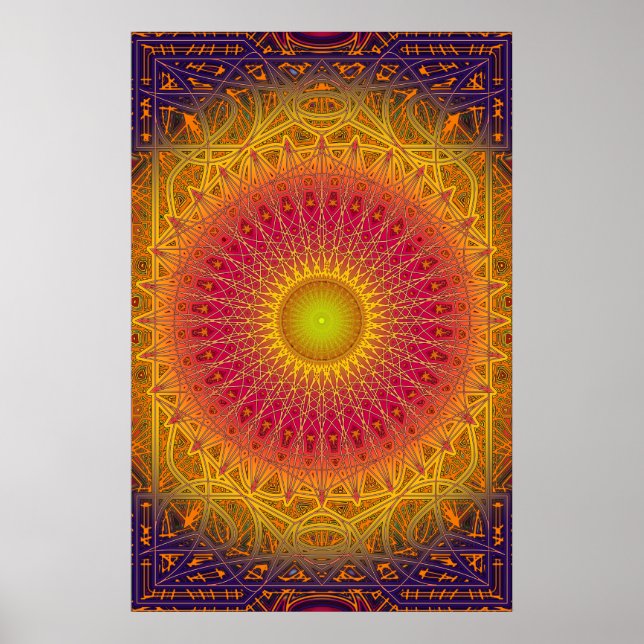 Affiche New Dawn Mandala (Devant)