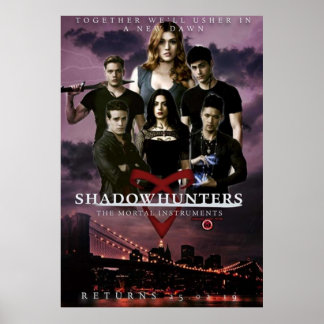 Affiche New Dawn Shadowhunters 3b