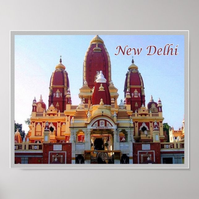 Affiche New Delhi - Laxminarayan Temple - (Devant)