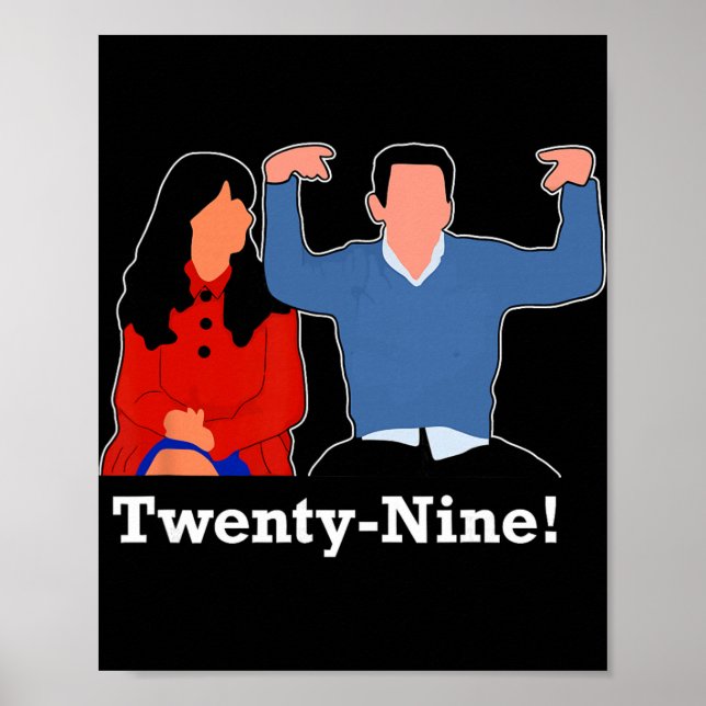 Affiche New Girl 29 I'm Feelin' Twenty Nine Happy Birthday (Devant)