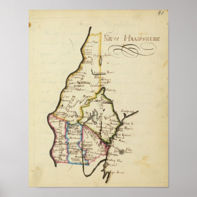 Affiche New Hampshire 3 (Devant)