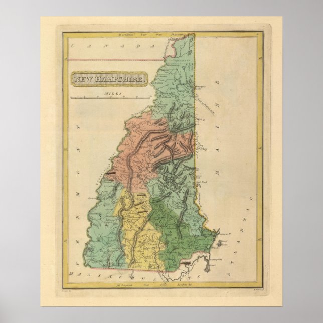 Affiche New Hampshire 8 (Devant)