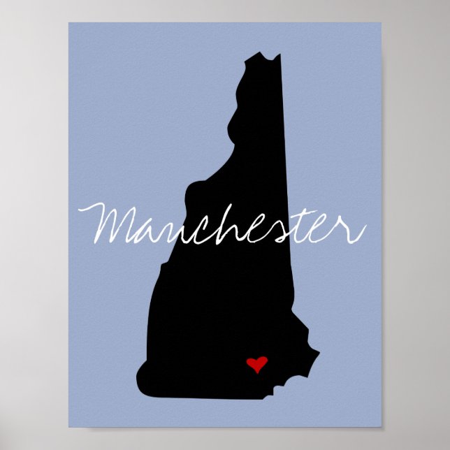 Affiche New Hampshire Town (Devant)