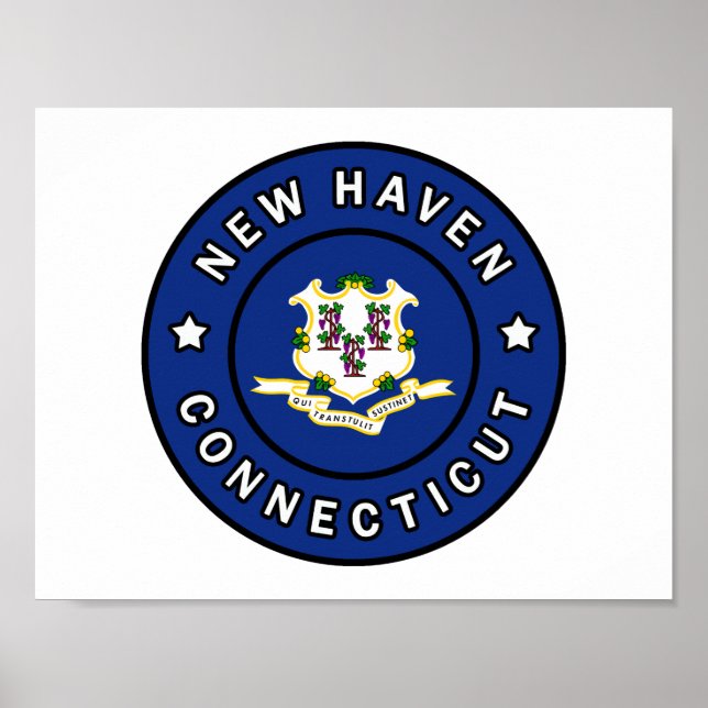Affiche New Haven Connecticut (Devant)