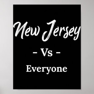 Affiche New Jersey contre tout le monde 