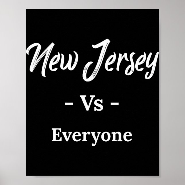 Affiche New Jersey contre tout le monde  (Devant)