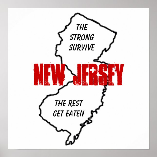 Affiche New Jersey : les forts survivent, les autres se ma (Devant)