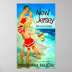 Affiche New Jersey Seashore