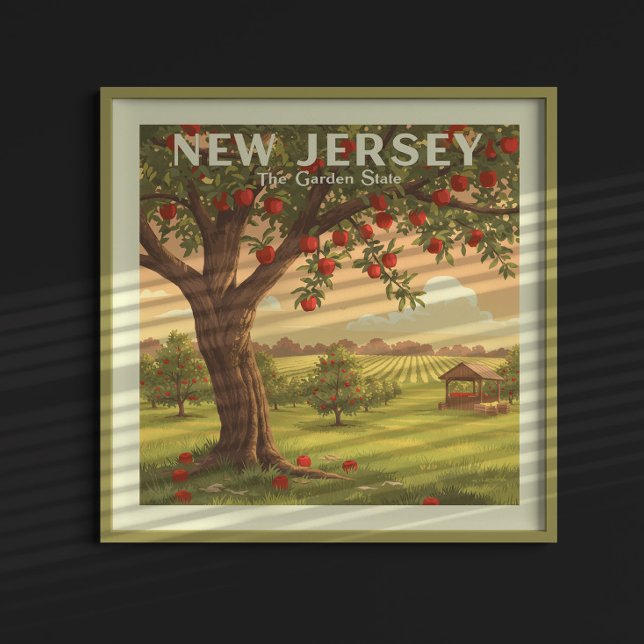 Affiche New Jersey vintage (Créateur téléchargé)