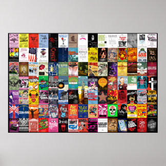 Affiche New Line Theatre - Les cent premiers spectacles