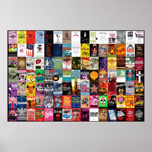 Affiche New Line Theatre - Les cent premiers spectacles (Devant)