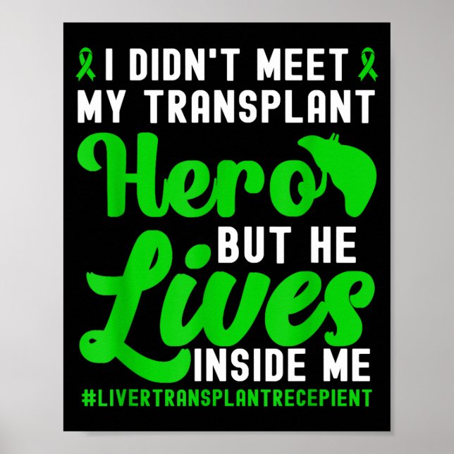 Affiche New Liver Owner Funny Liver Transplant Survivor  (Devant)