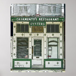 Affiche New Orleans Magazine Street Café