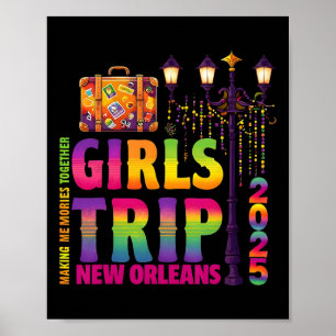 Affiche New Orleans Trip 2025 Mardi Gras New Orleans Party