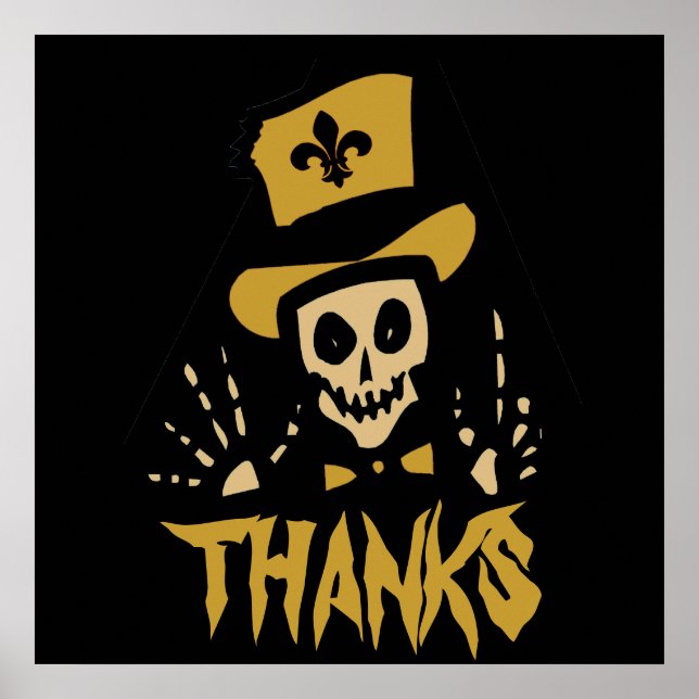 Affiche New Orleans Voodoo Man, modifier le texte (Devant)