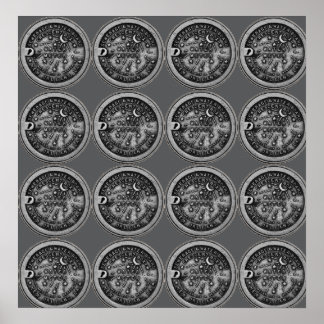 Affiche New Orleans Water Meter Wall Art