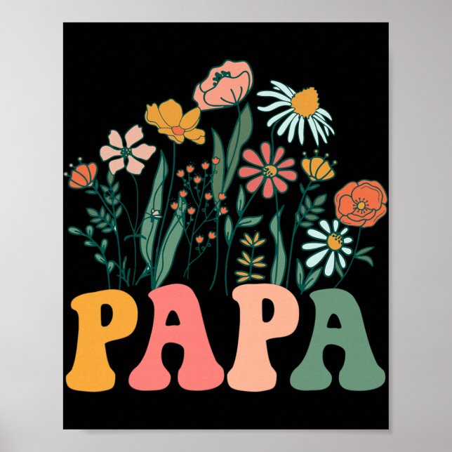 Affiche New Papa Wildflower First Birthday &amp; Baby Show (Devant)